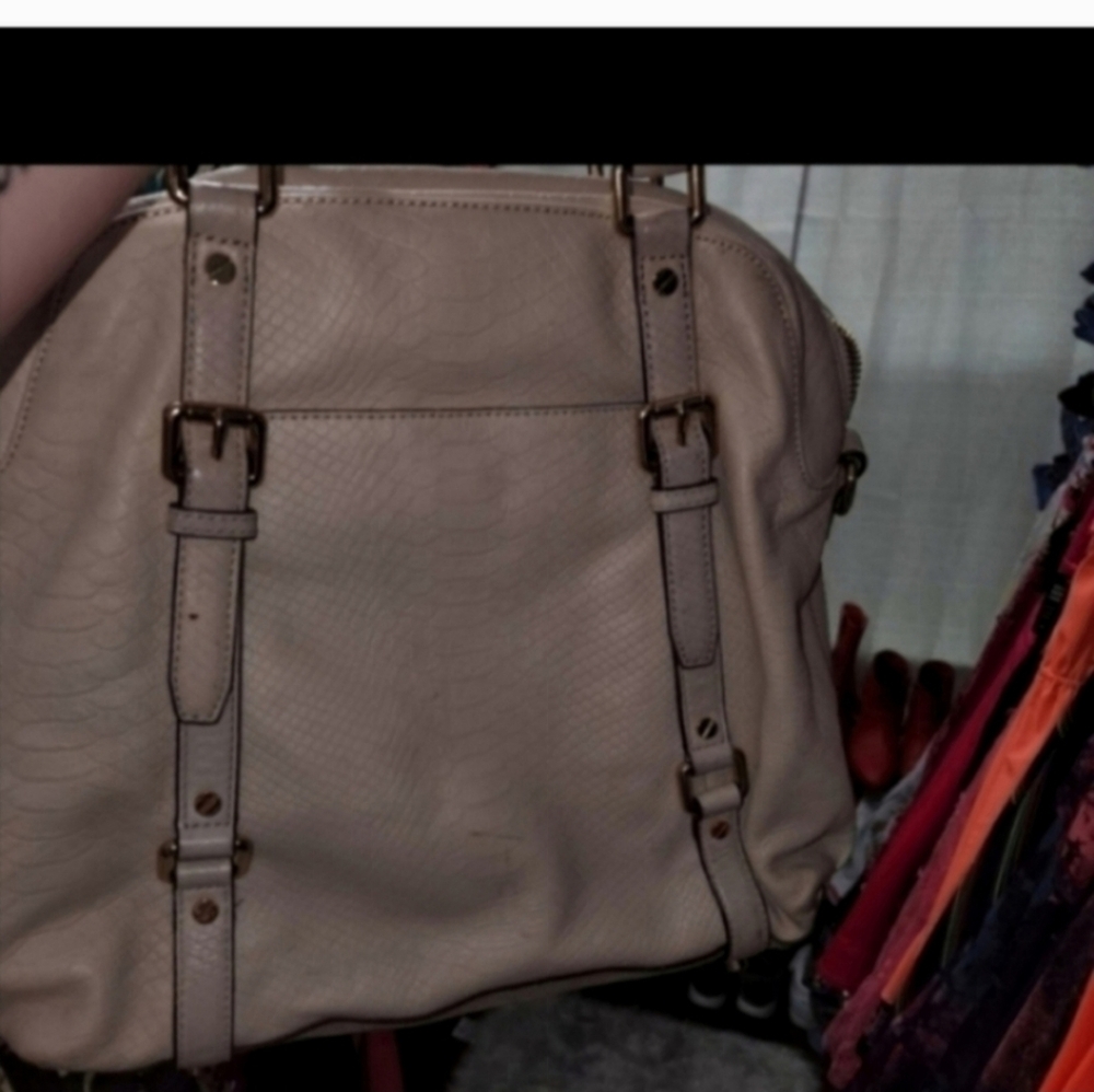 Michael Kors Beige Python Embossed Leather Bedfor… - image 7